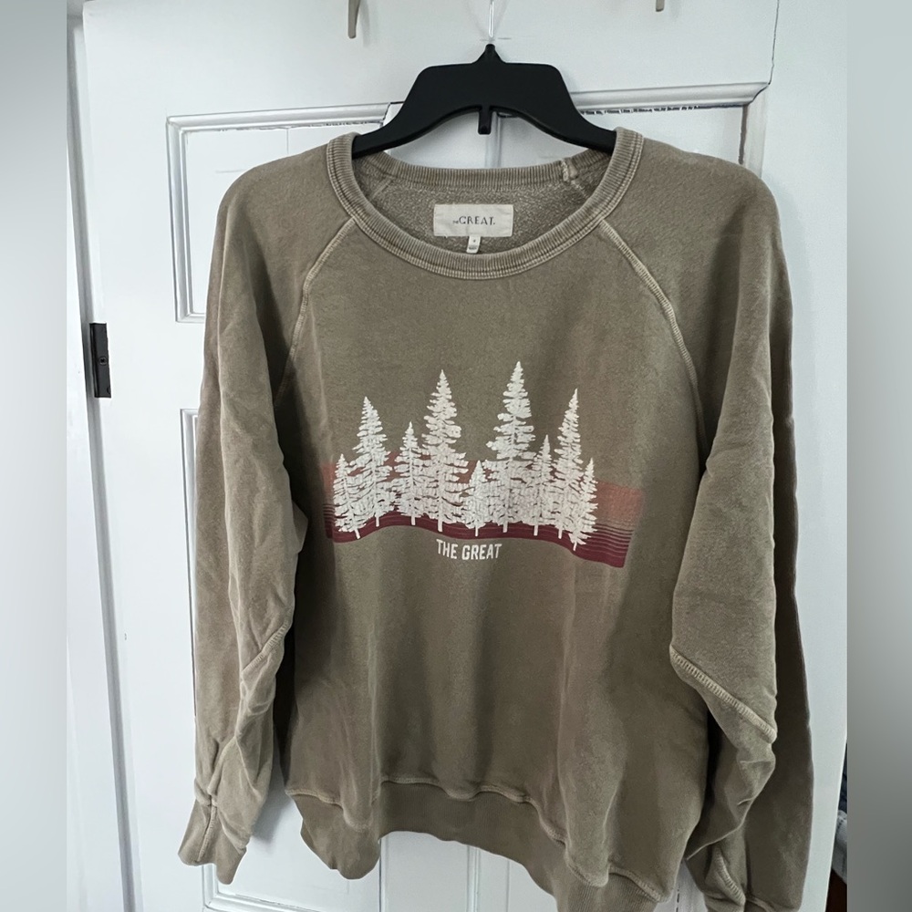 The Great. College sweatshirt size 3